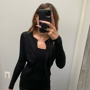 Cropped Button Down Blouse